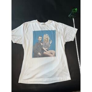 Kid Dangerous XL Honest Abe & Random Chick T Shirt Gully Punk